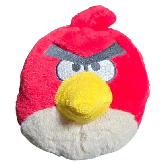 Commonwealth Toy & Novelty Co. Other - Angry Birds Red Bird 5" Plush Stuffed Animal 2010 Game Toy Plushie NO SOUND